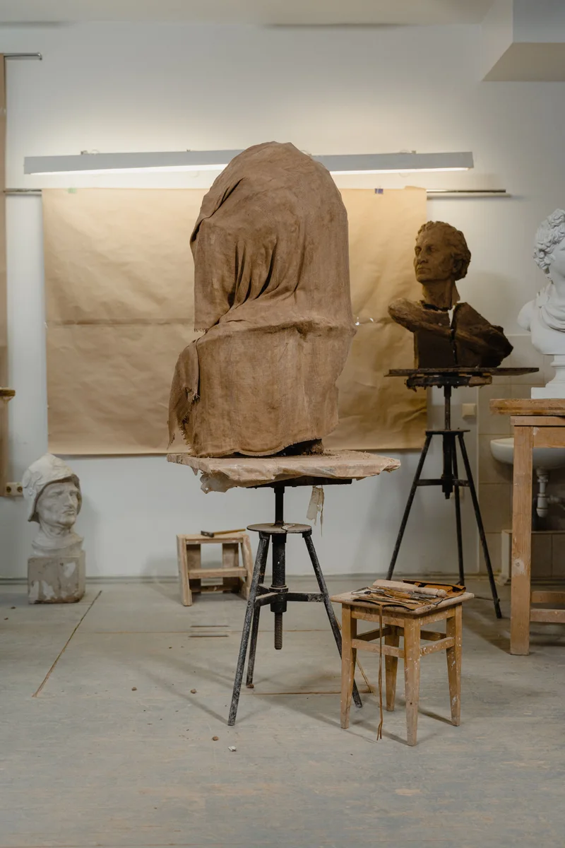 A morning in the studio