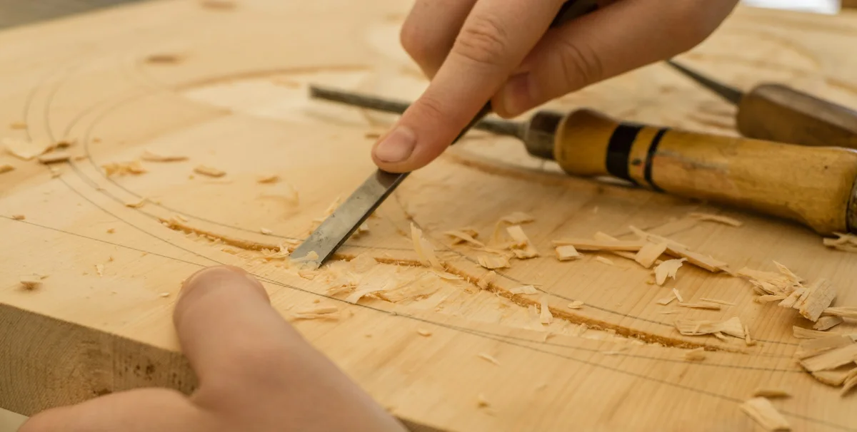 Studio — carving in wood